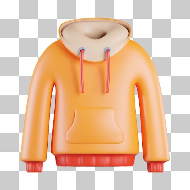 PSD hoodie 3d icon