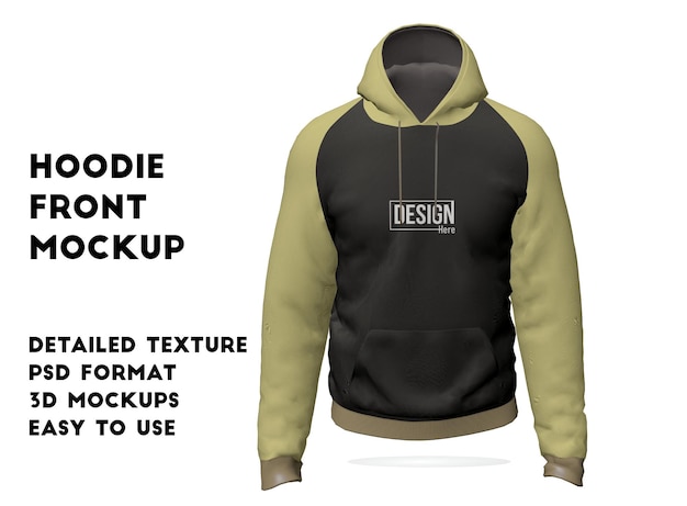 Premium PSD | Hoodie front mockup