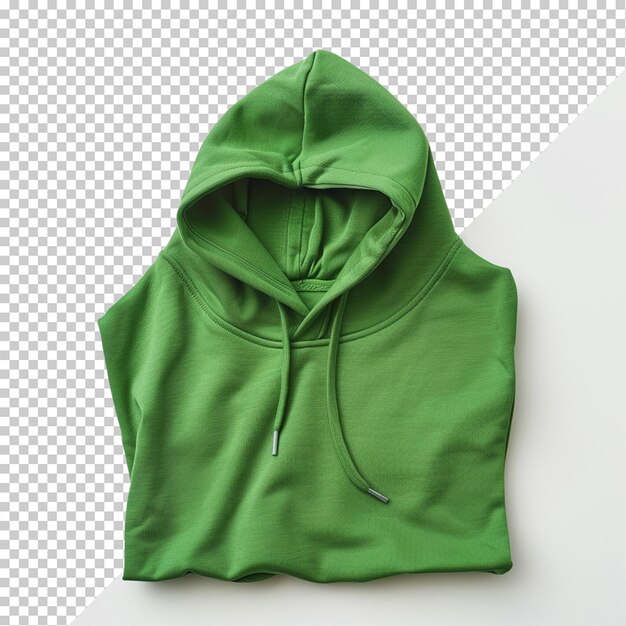 PSD hoodie isolated on transparent background