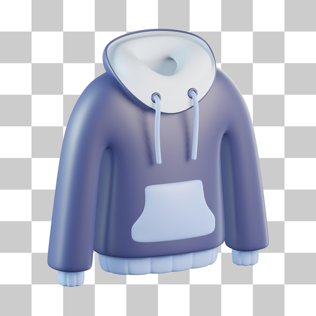 Hoodie jacket 3d icon