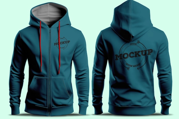 hoodie mockup editable design PSD