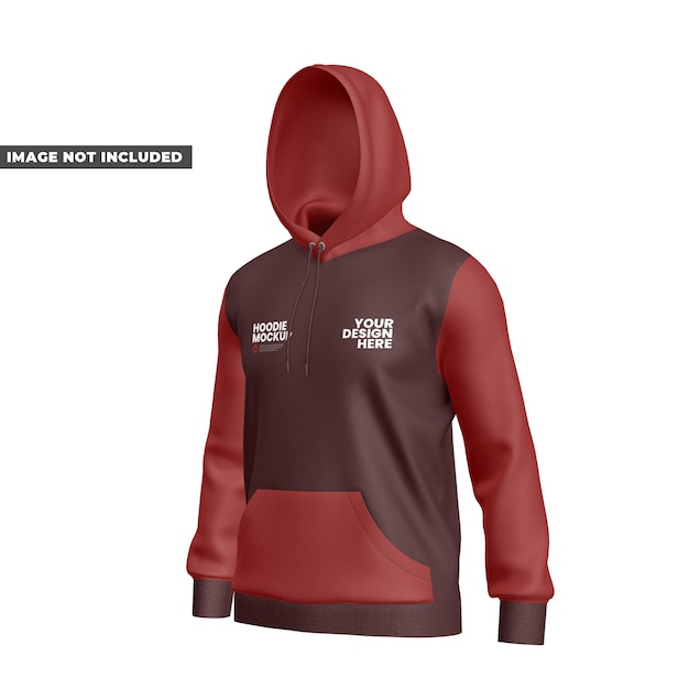 Hoodie Mockup Half Side View