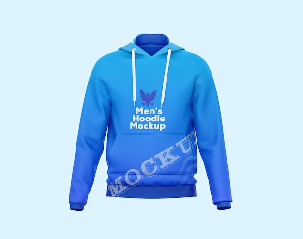 Hoodie mockup vooraanzicht