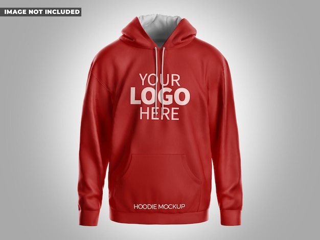 Hoodie mockup vooraanzicht