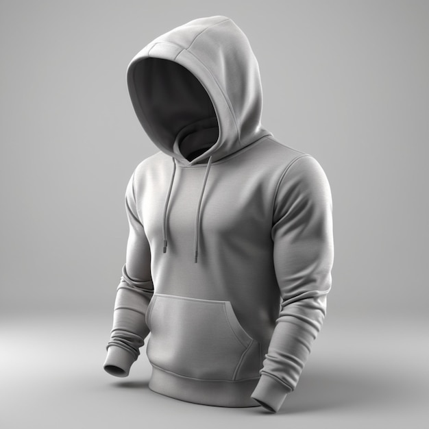 Hoodie psd on a white background