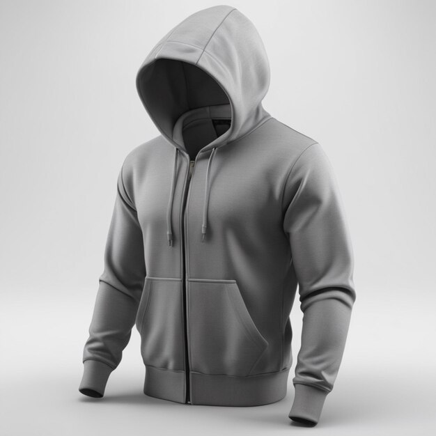 Hoodie psd on a white background