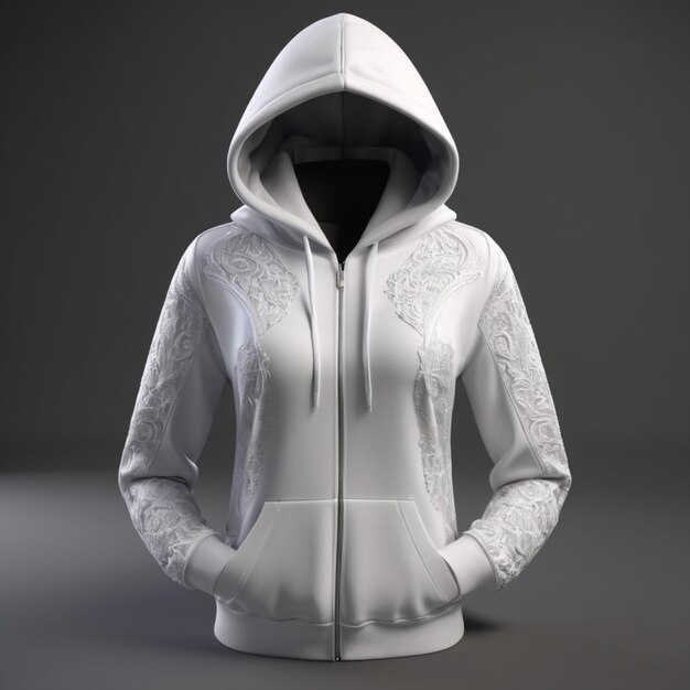 PSD hoodie psd su sfondo bianco