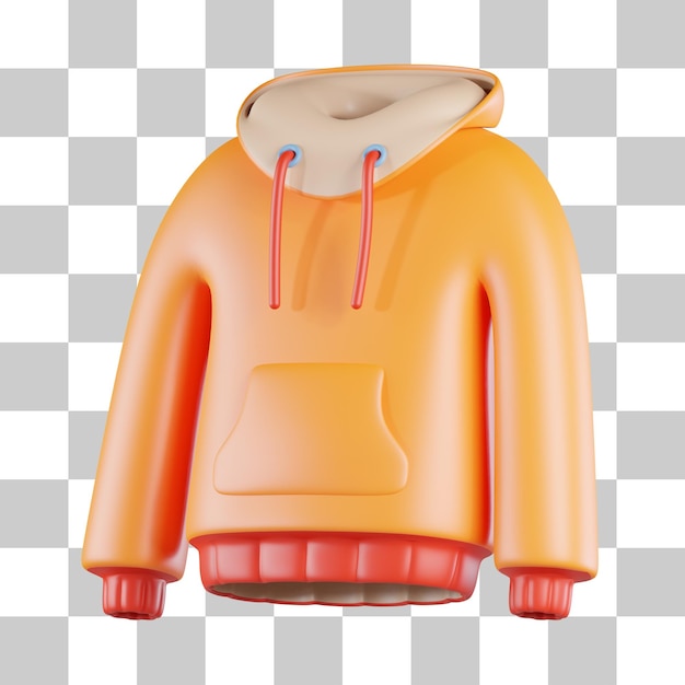 PSD hoodie wear 3d icon