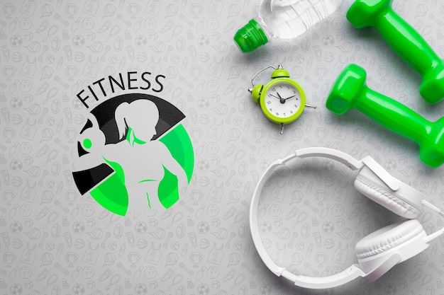 PSD hoofdtelefoons en fitnessapparatuur