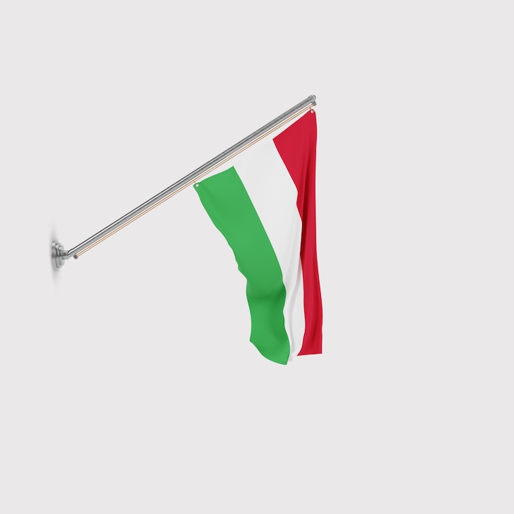PSD hoogwaardige nationale vlag van hongarije bewerkbare psd-afbeelding