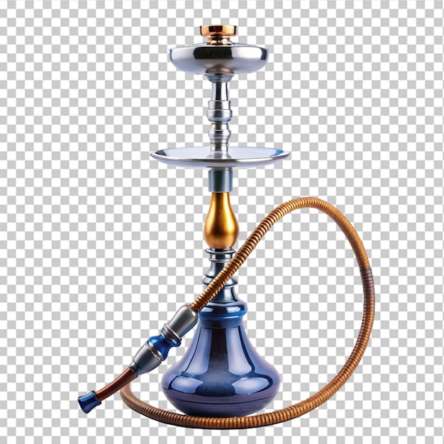 PSD hookah in ddifferent colors isolated on transparent background