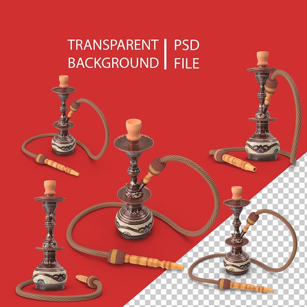 PSD hookah pipe png