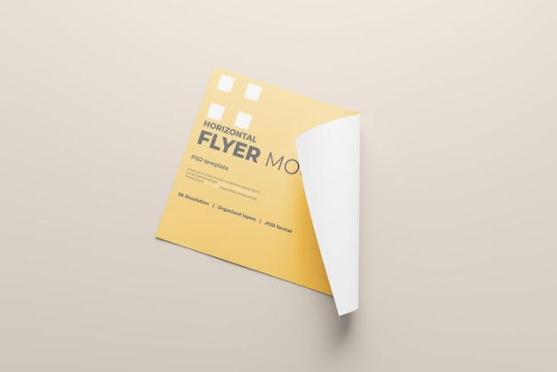 Horizontal A4 Flyer Mockups