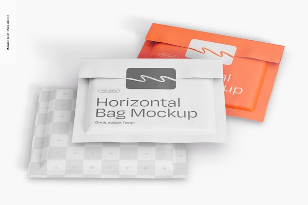 PSD horizontal bags mockup