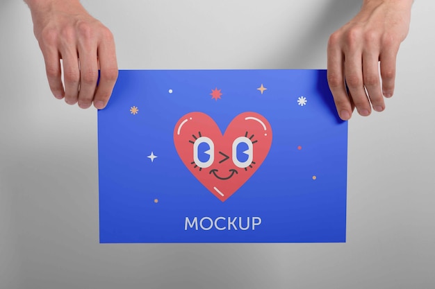 Design mockup poster orizzontale