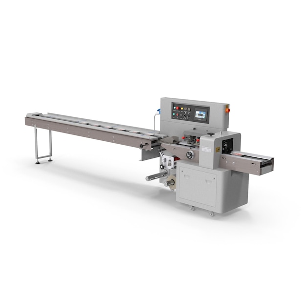 Horizontale verpakkingsmachine op transportband