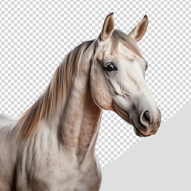 PSD cavallo isolato su sfondo trasparente png