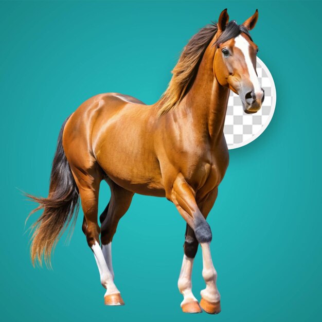 Horse isolated on transparent background