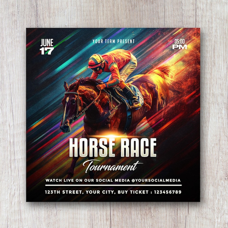競馬フライヤー ソーシャルメディア