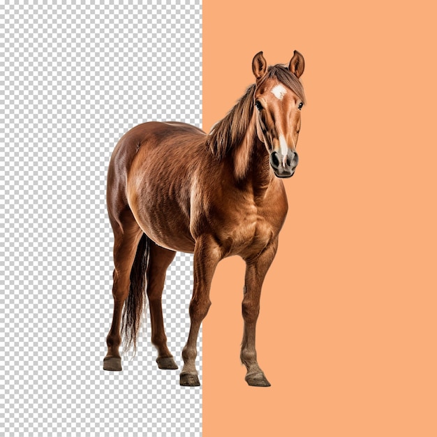 PSD horse on transparent background png image