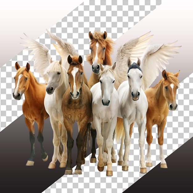 PSD horses 3d icon