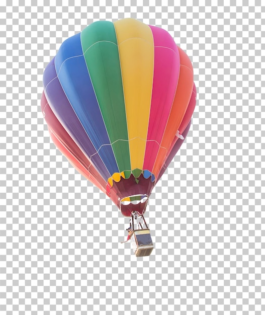 Hot air balloon isolated