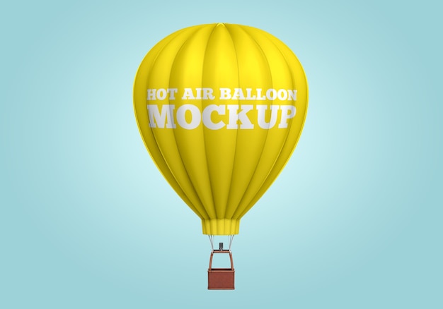 Hot air balloon mockup