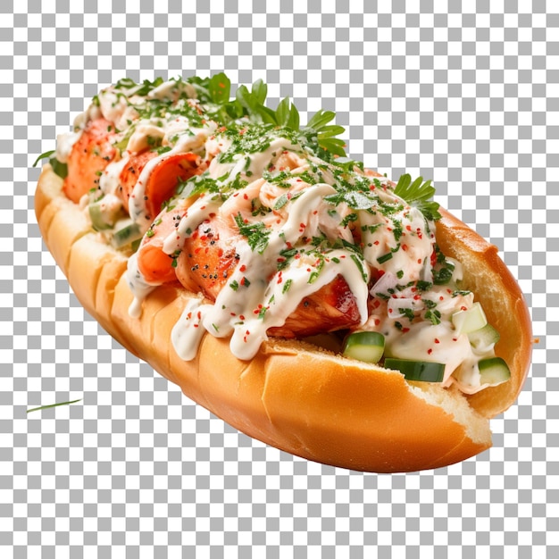 PSD hot dog na przezroczystym tle