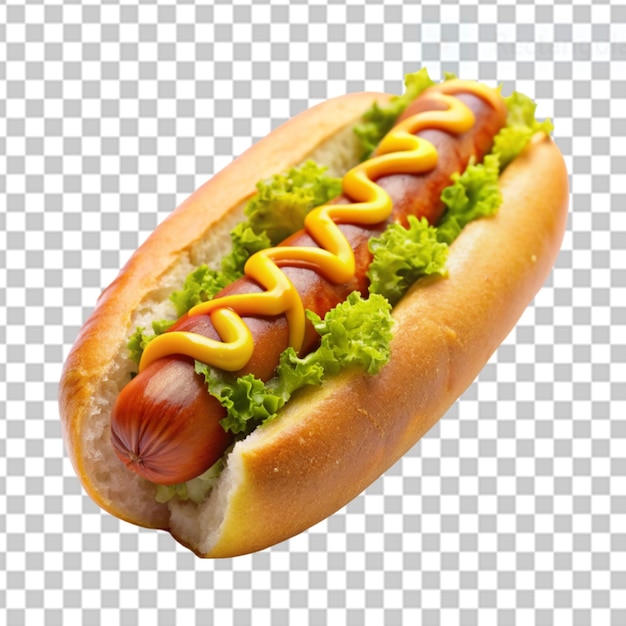 PSD hot dog on transparent background