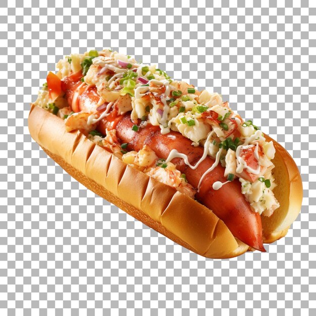 PSD hot dog on transparent background