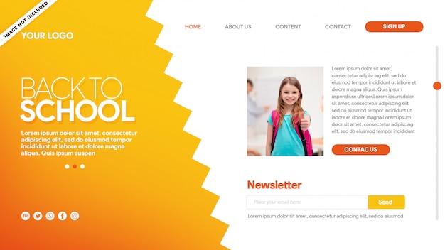 PSD hot landing page back to school content