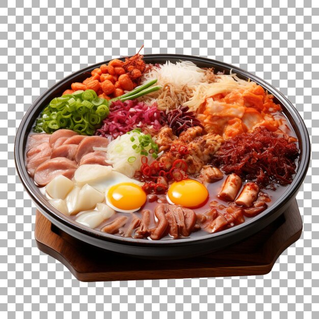 Hot pot on transparent background