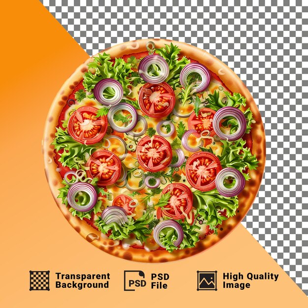 PSD hot testy heerlijke pizza geïsoleerd op transparante achtergrond png