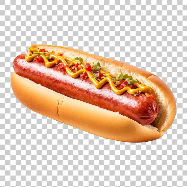 Hotdog isolated on transparent background png