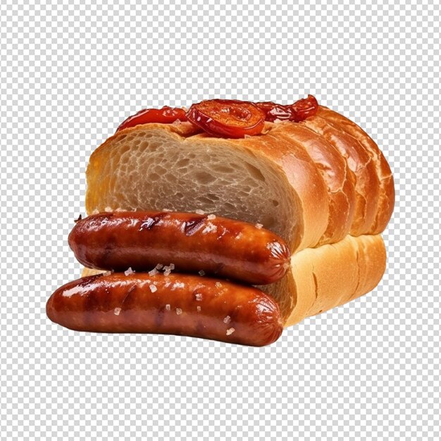 hotdog sandwich isolated