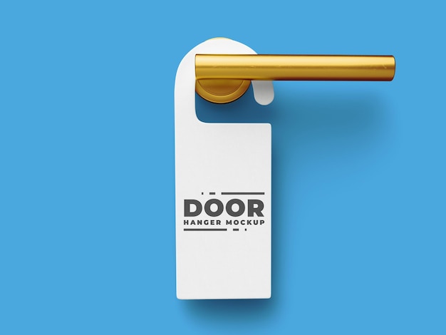 PSD Шаблон макета дверной вешалки