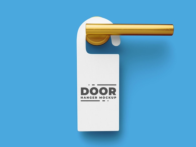 Hote Door Hanger Mockup Template