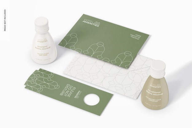 hotel welcome kit mockup