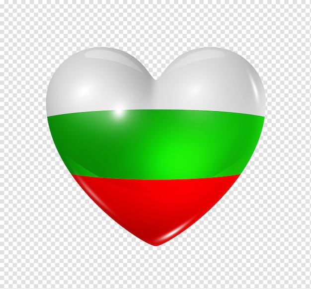 PSD hou van bulgarije, hart vlag symbool