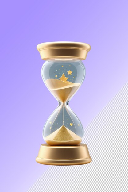 A hourglass with the stars in the middle