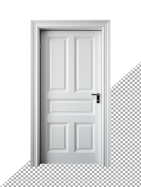 A in house door with transparent background