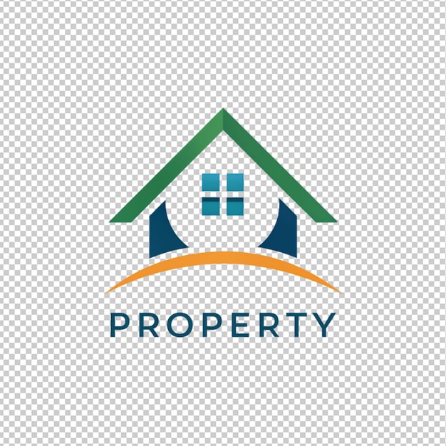 PSD house logo on transparent background