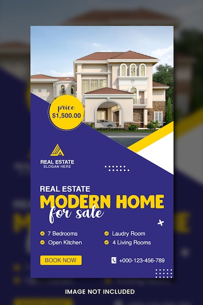 PSD house real estate sale banner