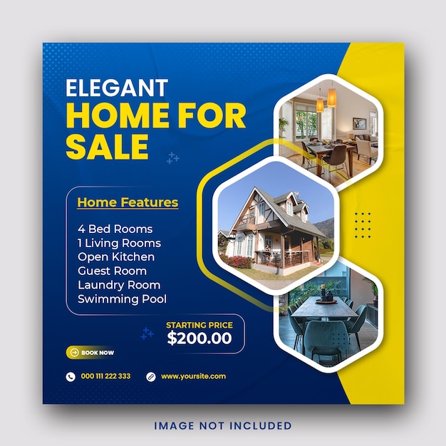 House sale template design