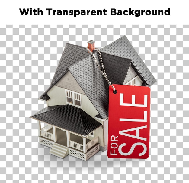house for sale with transparent background