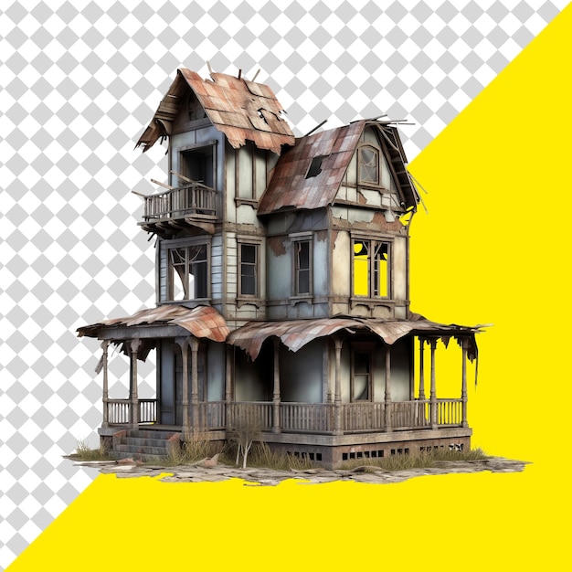 PSD house vector set png