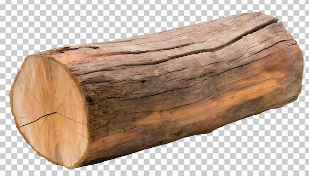 Hout geïsoleerd op een doorzichtig oppervlak