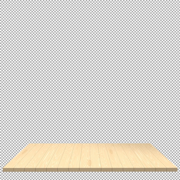 Houten bord 3d render geïsoleerd