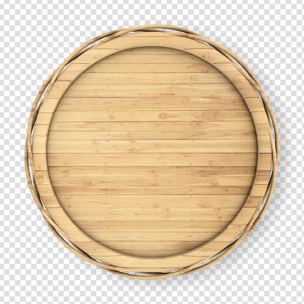 Houten bord 3D Render