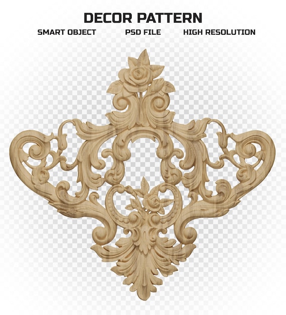 Houten decorpatroon van hoge kwaliteit voor decoratie